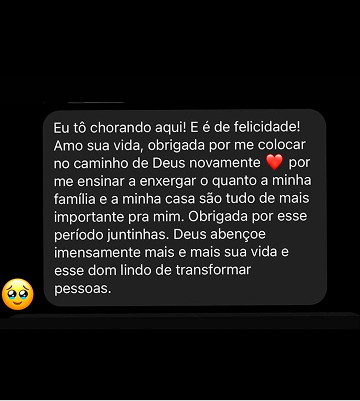 Depoimento de aluna