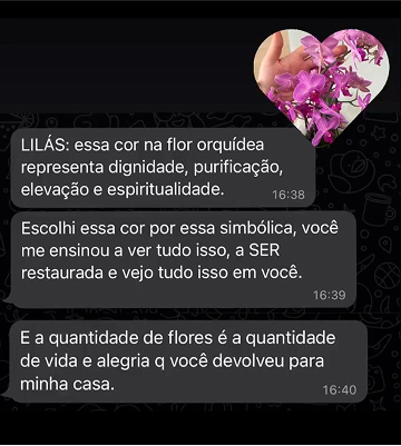 Depoimento de aluna