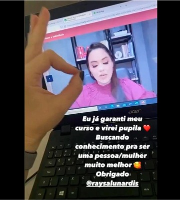 Depoimento de aluna